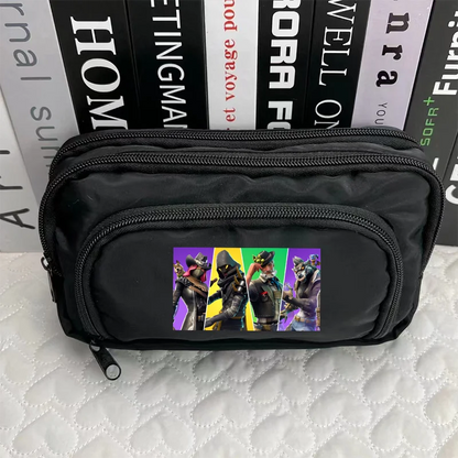 Fortnite Pen Box Creative Game Pattern Pencil Case Harajuku Storage Bag Boy Girl Back to School Supplies Birthday Party Gifts