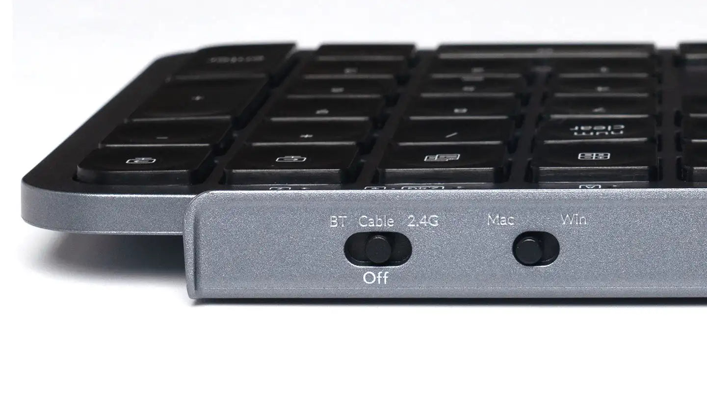 Keychron B6 Pro ISO Layout Ultra-Slim Wireless Keyboard Full Size Portable Lightweight 2.4GHz & Bluetooth Connections