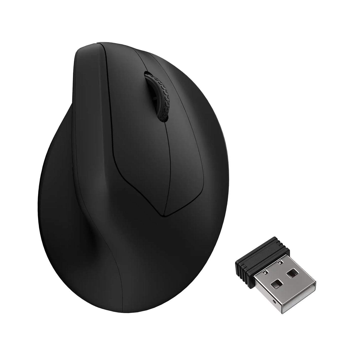 Keychron M5 draadloze ergonomische optische muis, 8K polling rate, 2.4GHz & Bluetooth, Type-C, 3950-sensor