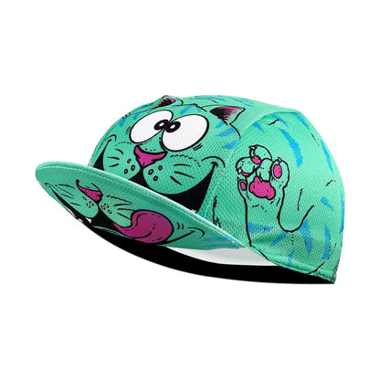 Red Retro Cycling Cap Black Series Most Popular Polyester Cycling Caps Sports Quick Dry Bicycle Hat Men Women Wear Absorb Sweat
