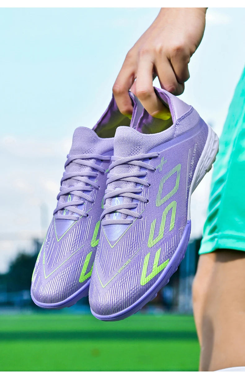 Herenvoetbalschoenen Antislip Indoor Futsal Voetbalschoenen Wedstrijdschoenen voor gras Hoogwaardige sneakers Populaire hoge sneakers voor buiten