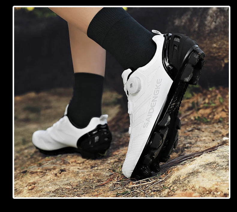 Nouvelles chaussures de cyclisme unisexes, professionnelles, légères, luxueuses, originales, pour route, VTT, course, vélo de mode, vélo de ville, sports de rue