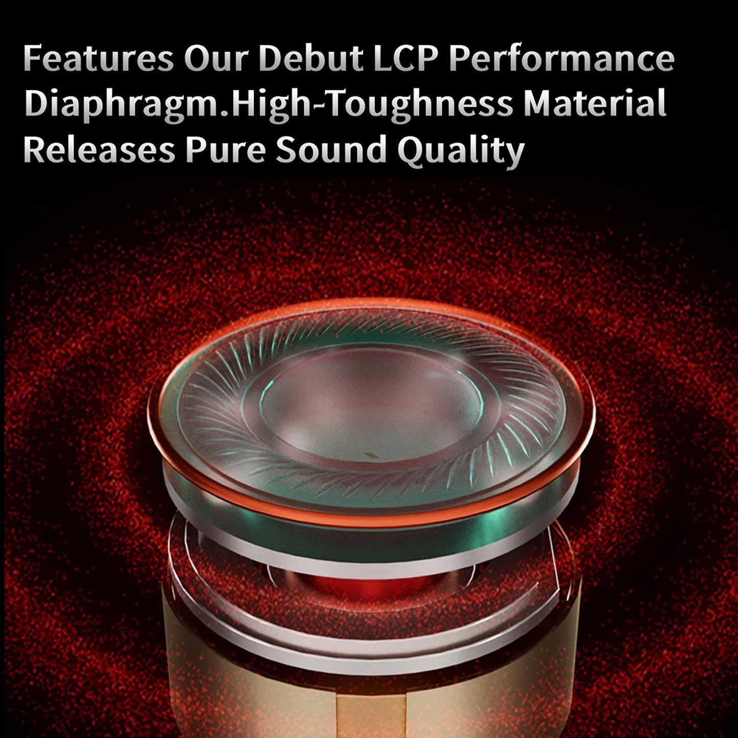 CCA Phoenix HiFi Earphones Dynamic Drive LCP Diaphragm Earphones Noise Cancelling Replaceable 2PIN Cable Gaming Wired Earphone