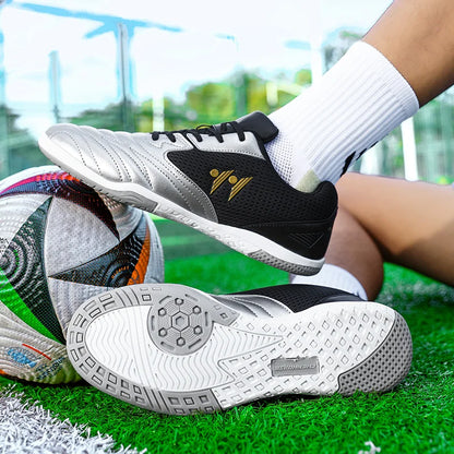 Ghete de fotbal premium pentru bărbați, înalte, pentru iarbă, adidași de futsal, încălțăminte de fotbal antiderapantă pentru meciuri, interior și exterior, foarte vândută pentru sport