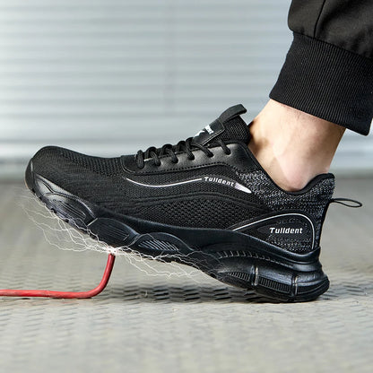 Chaussures de sécurité pour hommes, chaussures de travail anti-écrasement et anti-perforation, bottes de sécurité indestructibles pour hommes, chaussures isolées, bottes tactiques