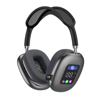MAX600 Model New Wireless Active Noise Cancelling Headphones Hybrid Wireless Headphone With Touch Control LED Screen 2026 Hot