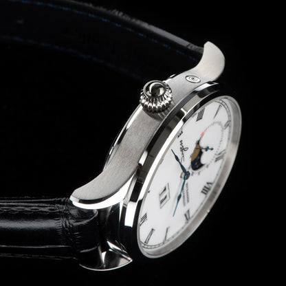 Sugess Watch Tianjin ST25 Automatic Mechanical Movement Real Moonphase Men Watches Luxury Wristwatch Retro Reloj Hombre Sapphire