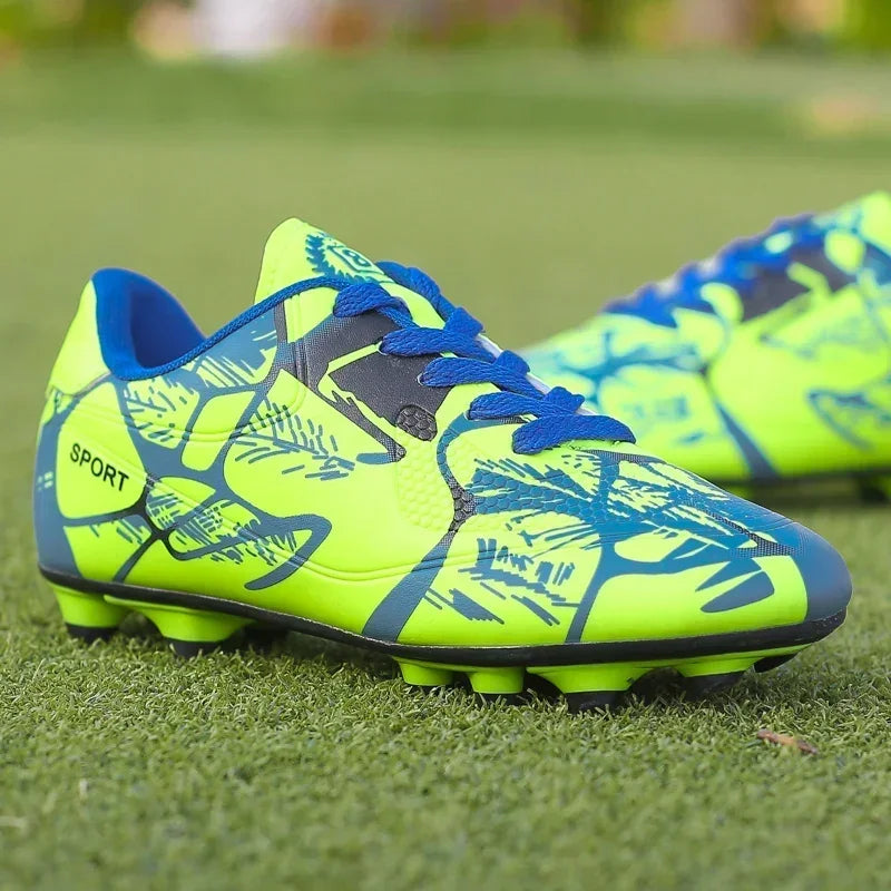 Chuteiras de futebol novas para homem e criança, ultraleves, antiderrapantes para relva, botas de futebol profissionais para adulto, calçado de treino para rapaz, dropshipping