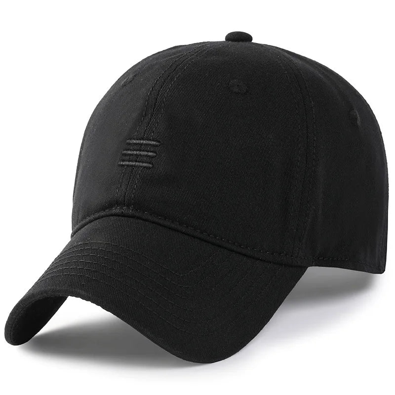 Casquette de baseball pour homme et femme, taille XXL, 100 % coton, grande casquette de baseball pour têtes larges 56-63 cm (23,5"-25,5"), casquette « dad cap » unie et ajustable