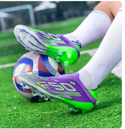 Pointure 35-45 Chaussures de football FG/TF pour hommes, futsal, professionnelles, unisexes, pour garçons, chaussures de football, baskets