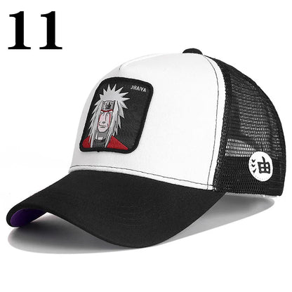 Dragon Ball Anime Character Printed Baseball Cap For Men And Women Hip Hop Hat Truck Driver Mesh Hat Summer Outdoor Sunshade