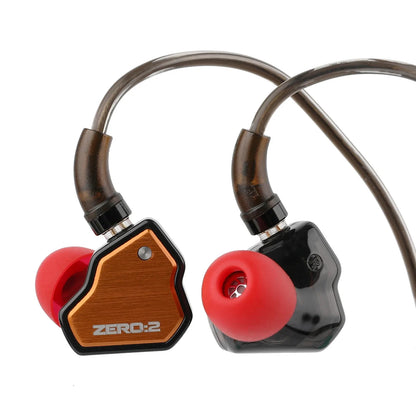 7Hz x Crinacle Zero:2 Wired IEM Earbuds with 10mm Dynamic Driver, HiFi In-Ear Monitor Earphones, Gaming & Music Earbuds with Detachable Cable