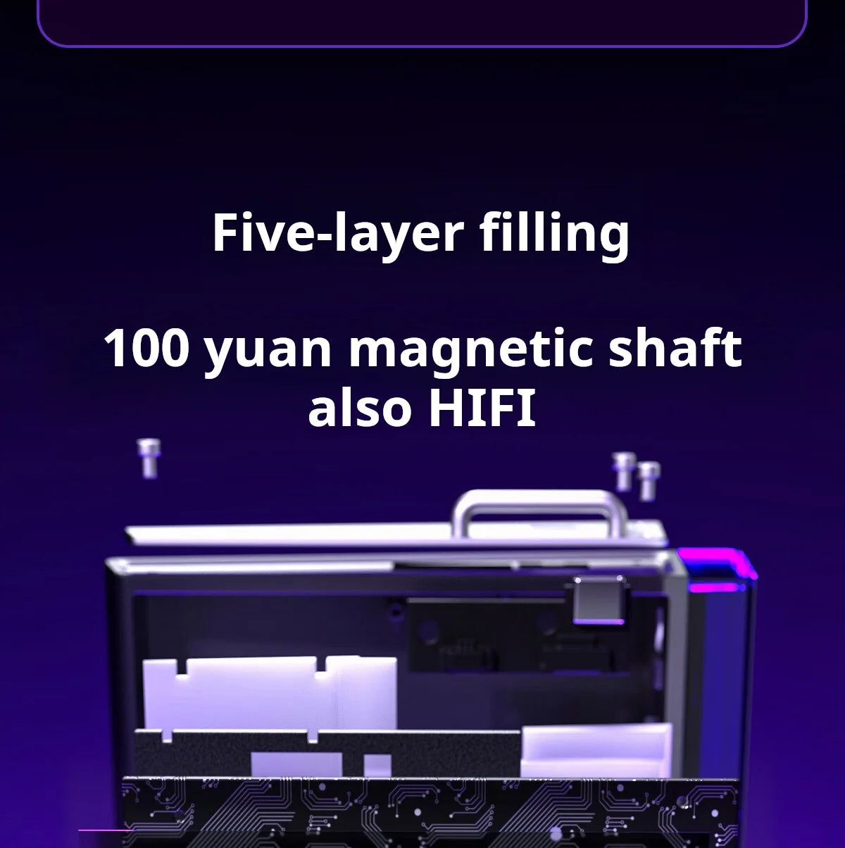 AULA HERO 68 HE Gaming Mechanical Keyboard Magnetic Axis RT Wired RGB Lighting 8K Polling Rate Side Engraving