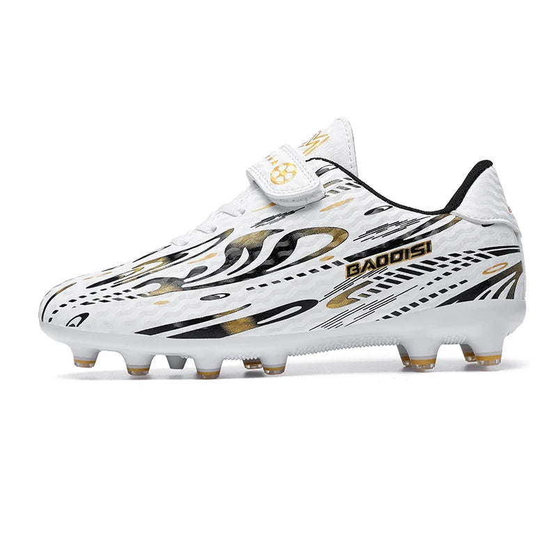 Chaussures de Football professionnelles pour enfants, bottes de terrain de Football d'intérieur pour hommes, chaussures de Football originales TF/AG, crampons de société, entraînement sur gazon rapide