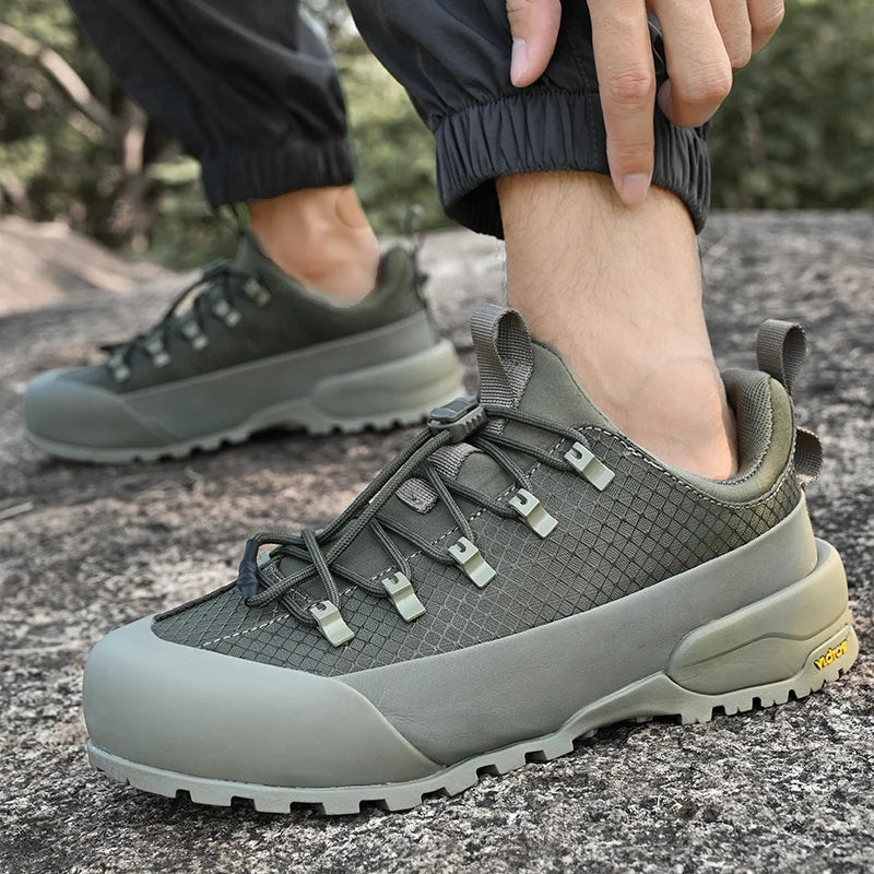 2025 New Mountaineering Shoes Outdoor Hiking Sports Shoes Men's Non Slip Hunting Leisure Walking Shoes Size 37-45