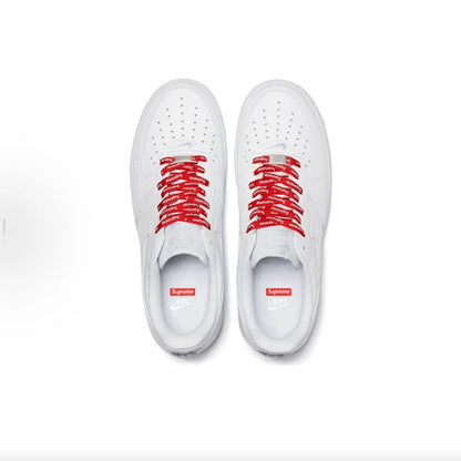 Nike Supreme Air Force 1 “Box Label” Comode sneakers basse unisex bianche CU9225-100