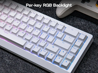 EPOMAKER HE68 Lite 65% ANSI US Layout Tray-Mounted Wired Hall Effect Magnetic Mechanical Keyboard DKS SOCD RGB Backlight