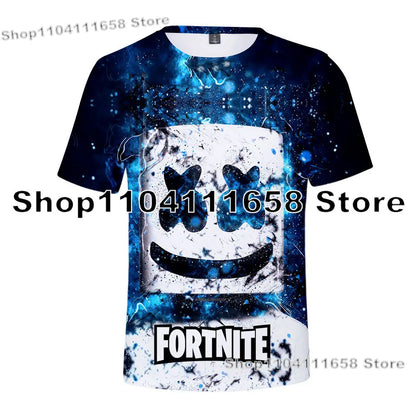 Banana Peely T-shirt Women's Tee Kids F-Fortnite T Shirt for 3D Printed Men's Battle Royale Game Summer Tops Birthday Gifts
