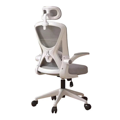Ergonomic Office Chair with Adjustable Height, Comfortable Backrest, Rolling Computer Chair for Home Office, Study, and Work Space