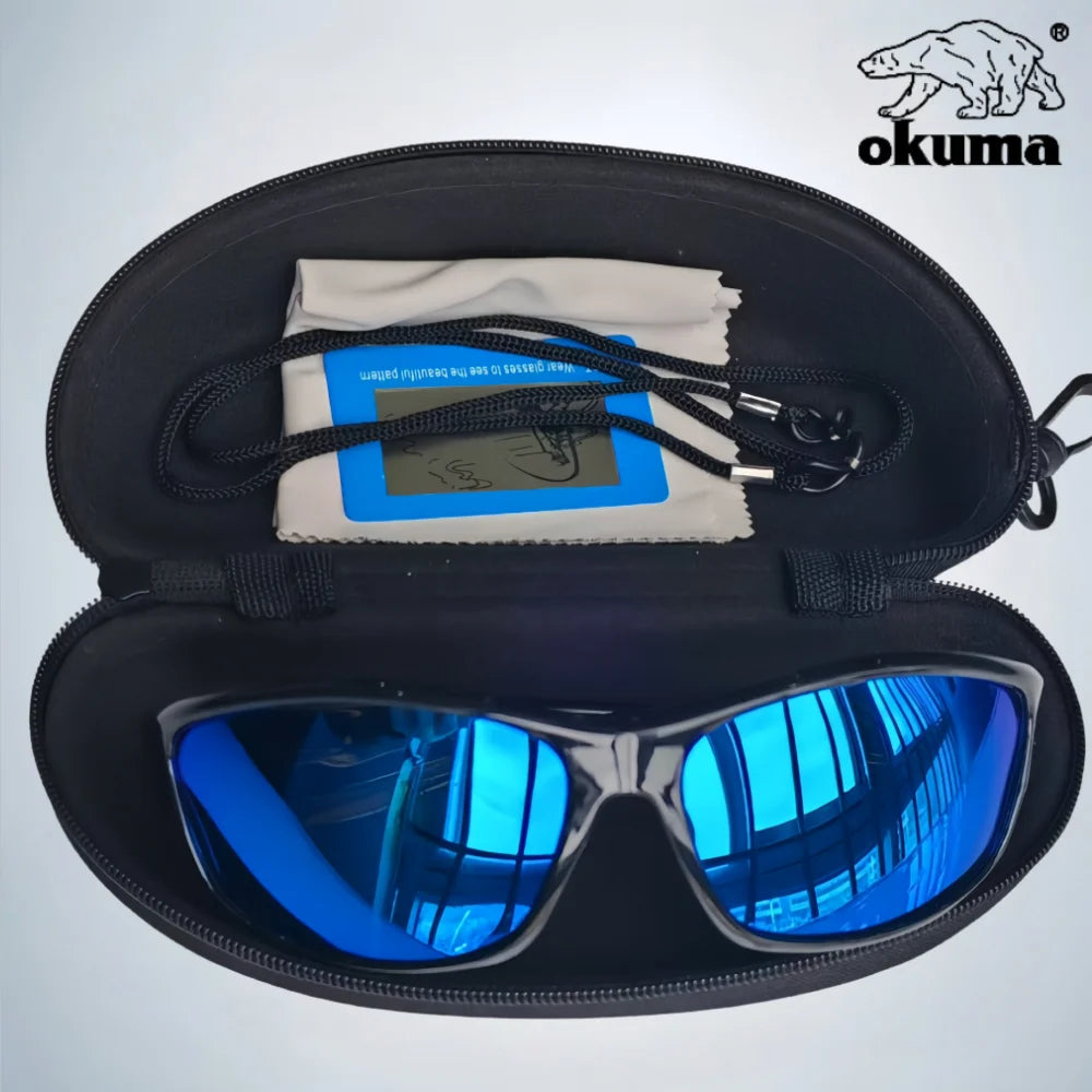Okum fashion polarized glasses UV400, anti UV, glare, strong light, suitable for cycling, driving, fishing, etc