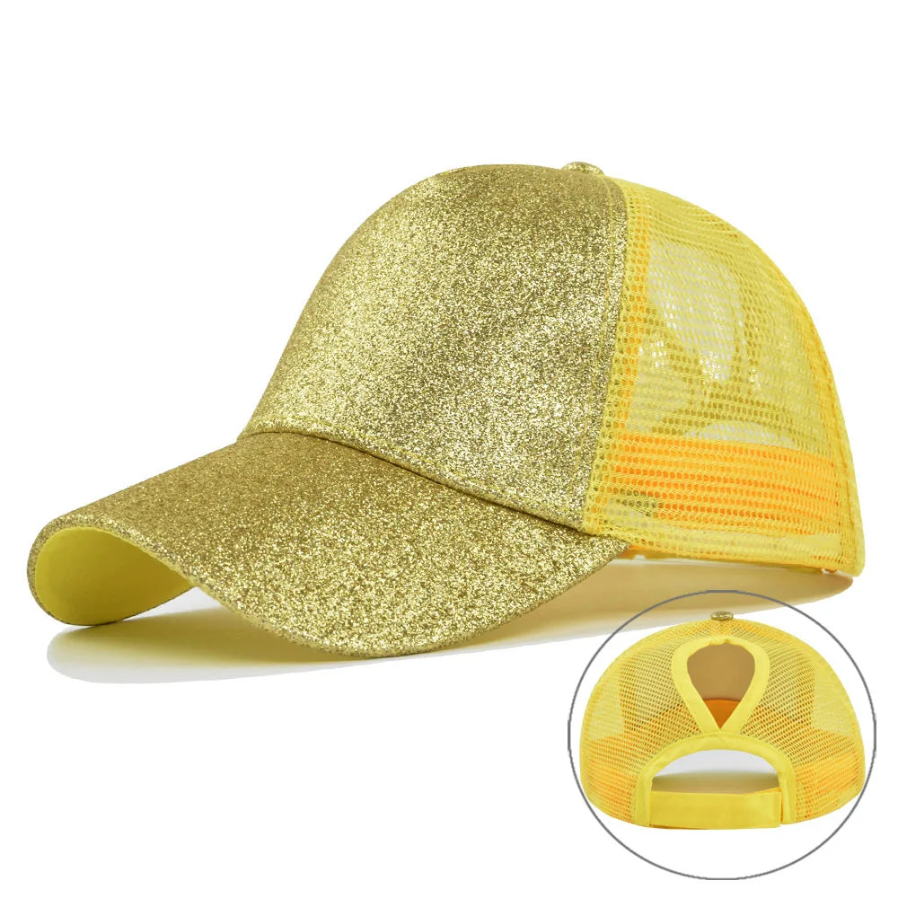 2023 Women Summer Ponytail Baseball Cap Cotton Camouflage Print Mesh Hat Adjustable Sports Golf Hat Girl Outdoor Casual Sun Hat