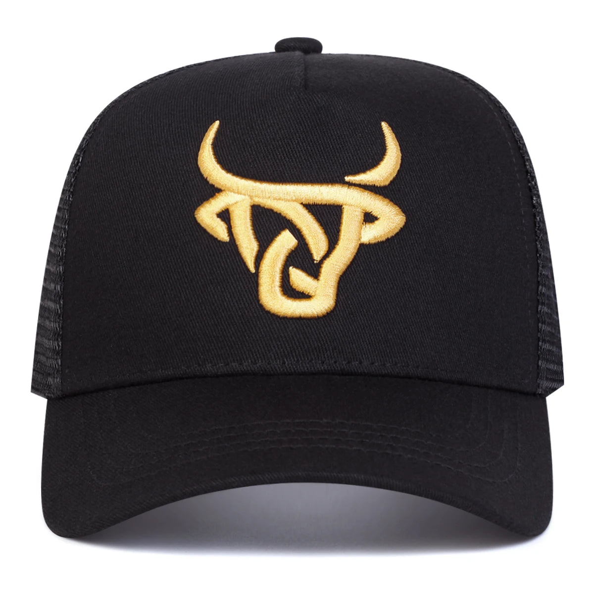 Casquettes de baseball unisexes à broderie « tête de bœuf », ajustables, décontractées, pour le printemps et l’été, avec protection solaire