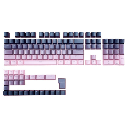 Gradient backlit RGB Gamer Keycaps For Mx Switch Mechanical Keyboard OEM Profile PBT Keycap White Blue ISO Layout Key caps DIY