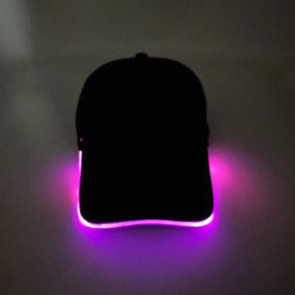 Cappellino da baseball luminoso fashion a LED, cappello hip-hop fluorescente per bar e club, per uomo e donna, DJ, danza, accessori e costume