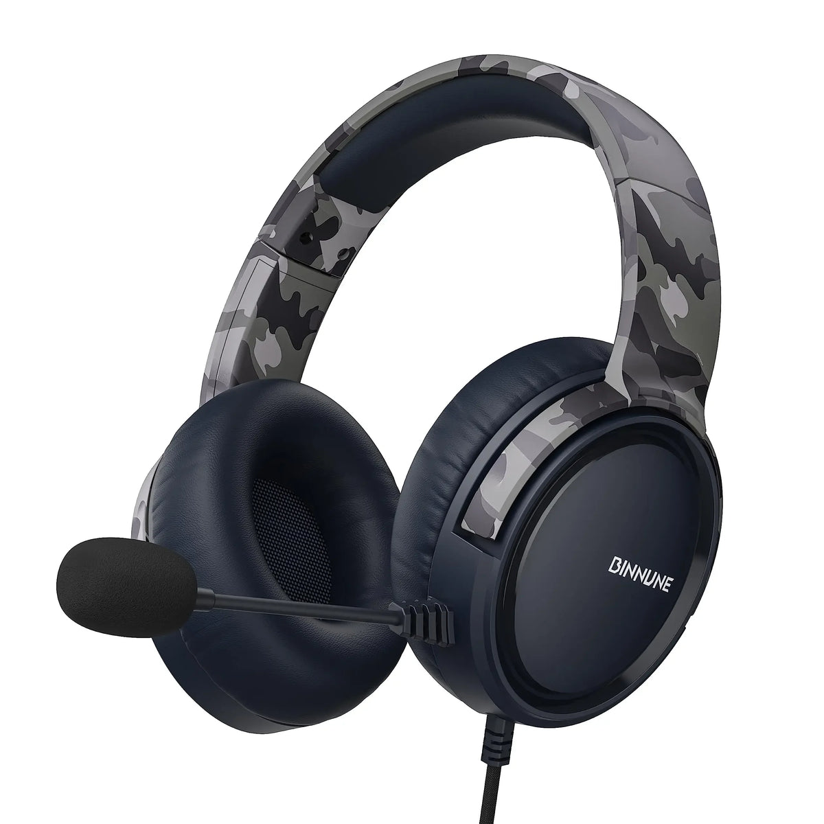 BINNUNE BG02 Casque Gaming Filaire pour PS4 PS5 Xbox Series X|S Xbox One PC Switch, Écouteurs pour Playstation 5 et Xbox 1