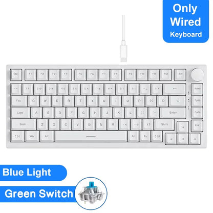 Ajazz AK820/AK820Pro Gaming Mechanical Keyboard Bluetooth 5.1/Wireless/Wired Custom Keyboard With Heat Exchange Sealed Button