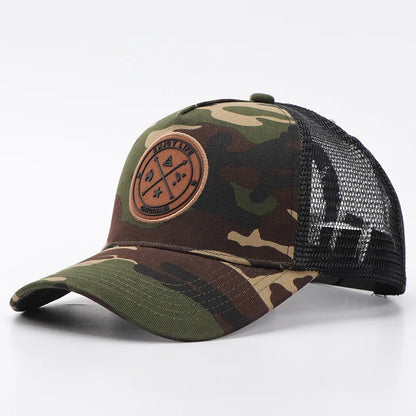 New Summer Mesh Baseball Cap Women Men Letter Patch Snapback Hat Casual Breathable Unisex Street Hip Hop Trucker Caps