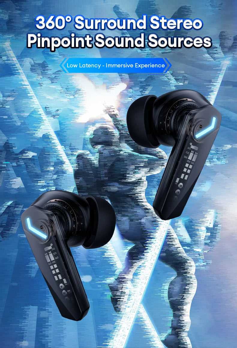 Lenovo GM2 Pro TWS Wireless Earbuds Bluetooth 5.3 – Touch Control HD Earphones with Mic, Waterproof Sports Headphones