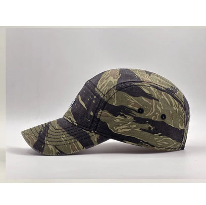 Workwear Style Camo Short Brim Baseball Cap for Men Women, Trendy Unisex Outdoor Sun Protection Peak Hat