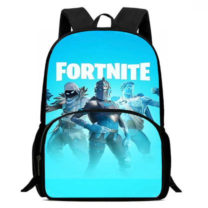 Hot Game Design Child Backpacks Lunch Bag Pencil Case Pupil Large Capacity School Bags For Boy Girl Best Gift F-FortniteS