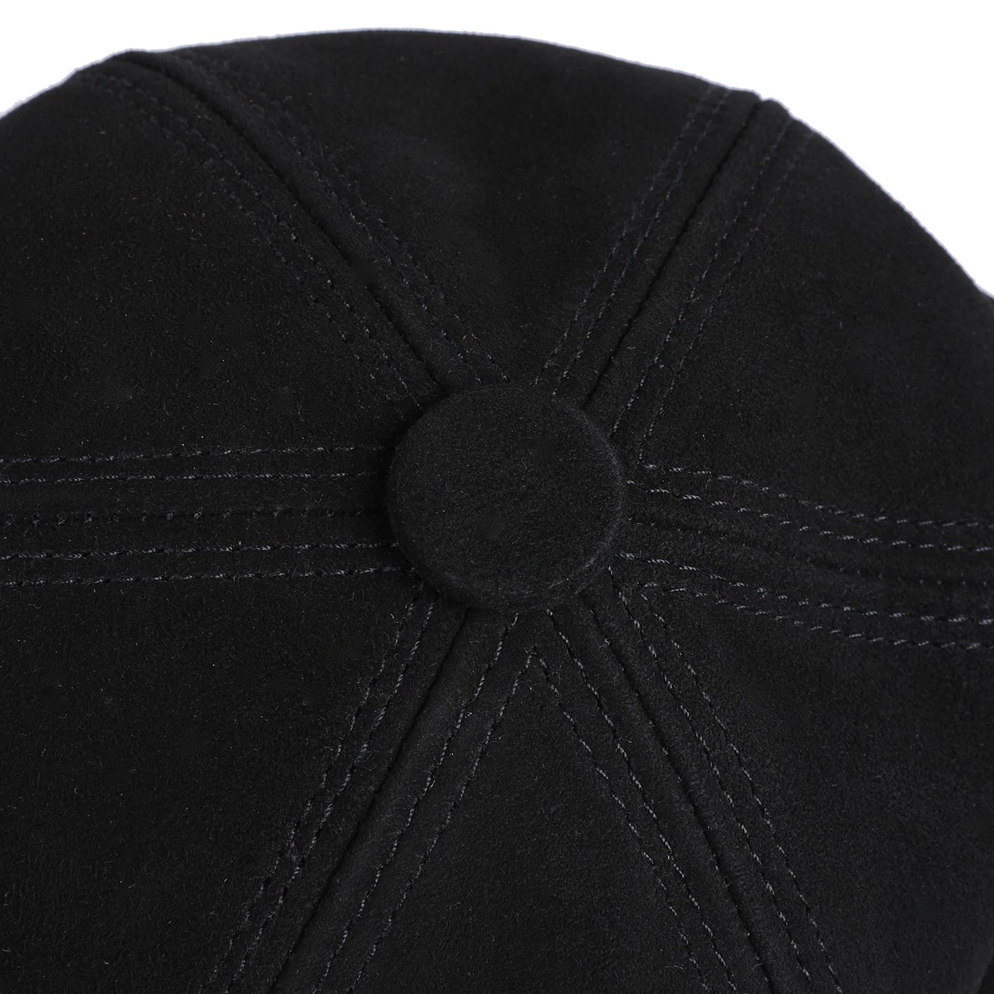 BOONJOVIA Unisex Genuine Suede Leather Baseball Caps for Mens Womens-Adjustable Buckle Back Real Leather Hats