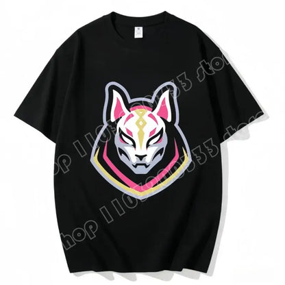 Fortnite Crew Neck T Shirt Unisex Adult Game Dance Fashion New Pure Cotton Short Sleeve Tops Perfect for Casual Wear Vacations
