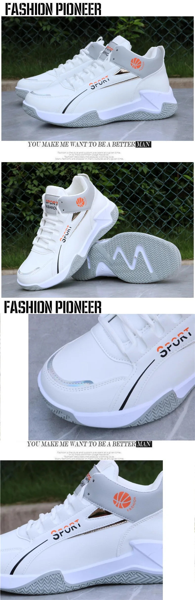 Verkauf von Basketballschuhen für Herren, High-Top-Sportschuhe für Outdoor, gepolstert, Herren-Sportschuhe, bequeme weiße Sneaker, Zapatillas