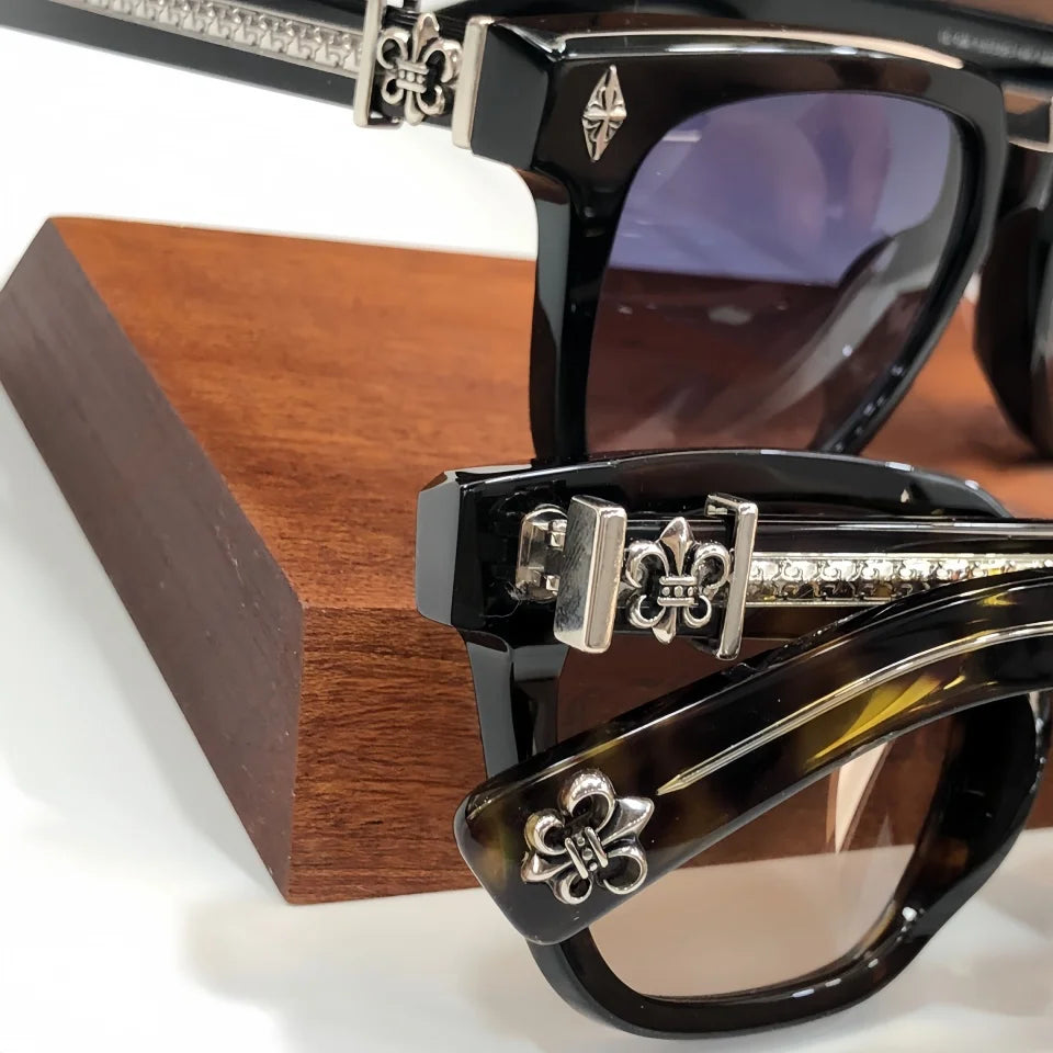2025 Men's High end Retro Acetate Glasses Women's Fashion Designer Luxury Sunglasses Outdoor Travel Mountaineering Bicycle UV400