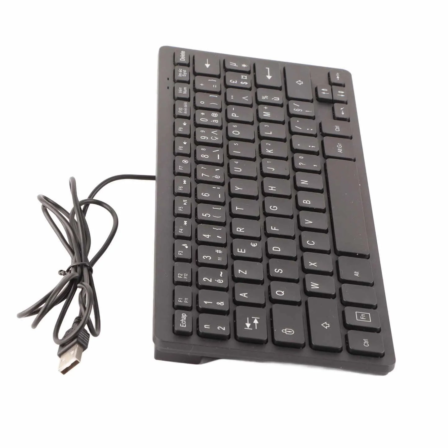 78 Keys German Russian French Keyboard USB Wired Desktop Computer Small Language Keyboard for Home PC Laptop