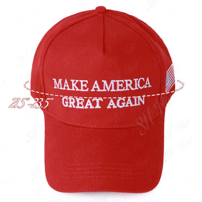 New Style Red Baseball Cap Solid Color Embroidered Sunshade and Sun Protection Cap