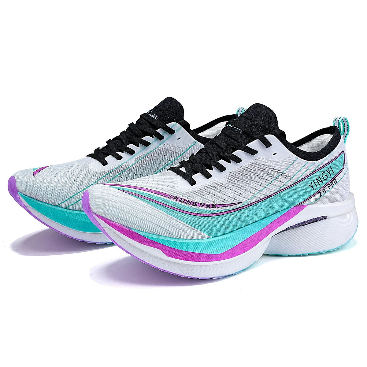 2025 IRUNSVAN SHADOW WING 2.0 PRO Marathon Air Cushion Sports Running Shoes Carbon Plate Trail Running Shoes Lightweight Sneaker
