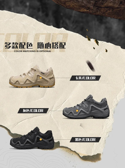 Baskets de mode outdoor pour homme – Nouveaux créateurs – Chaussures de randonnée – Chaussures de marche respirantes camouflage pour homme – Chaussures d'escalade pour couples