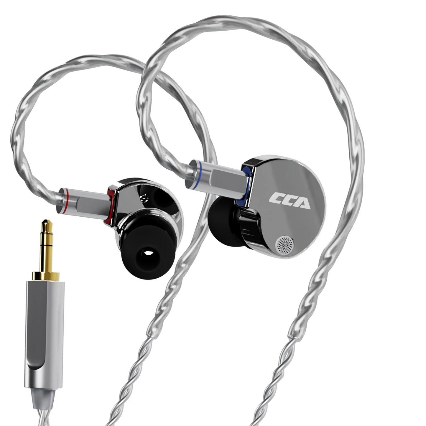 CCA Phoenix HiFi Wired Earphones Metal Alloy In-Ear Headphones with 10mm Dual Magnetic Dynamic Driver for Gaming & Music