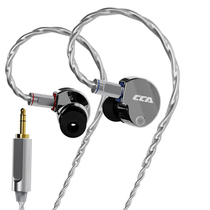 CCA Phoenix HiFi Wired Earphones Metal Alloy In-Ear Headphones with 10mm Dual Magnetic Dynamic Driver for Gaming & Music