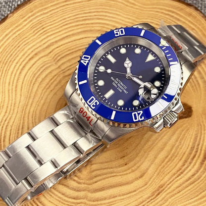 200m Waterproof Miyota8215 Automatic Men's Watch Diver Watches 40mm Mechanical Movement Luminous Jubilee Strap Glide Lock Buckle
