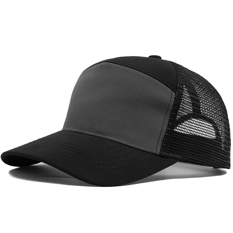 Letní 7panelová baseballová čepice, módní hiphopové síťované čepice, pánské truckerské čepice, kšiltovky, hardtop, snapback, dámské, unisex, cool, nová značka