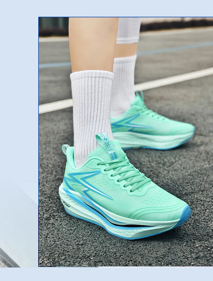 Men's Running Shoes Specialty Marathon Sports Shoes Breathable Lightweight Carbon Plate Women's Trend Athletic Sneakers Women