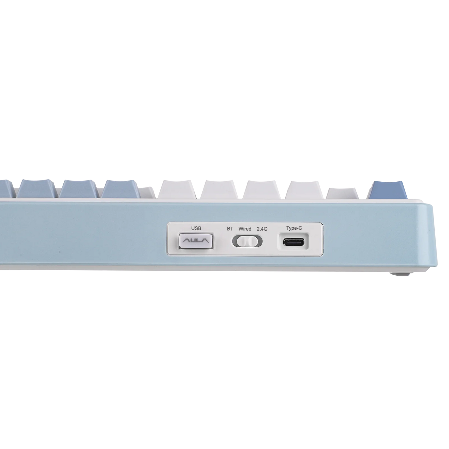 EPOMAKER AULA F75 ISO-ES 75% QWERTY español, teclado mecánico gaming inalámbrico con cable/Bluetooth/2.4GHz, hot-swap, montaje gasket y retroiluminación RGB