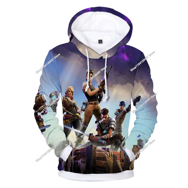 Children's Clothing Autumn Pullover T-shirt Hoodie New Fortnite Kids' Casual Wear Comfortable Streetwear