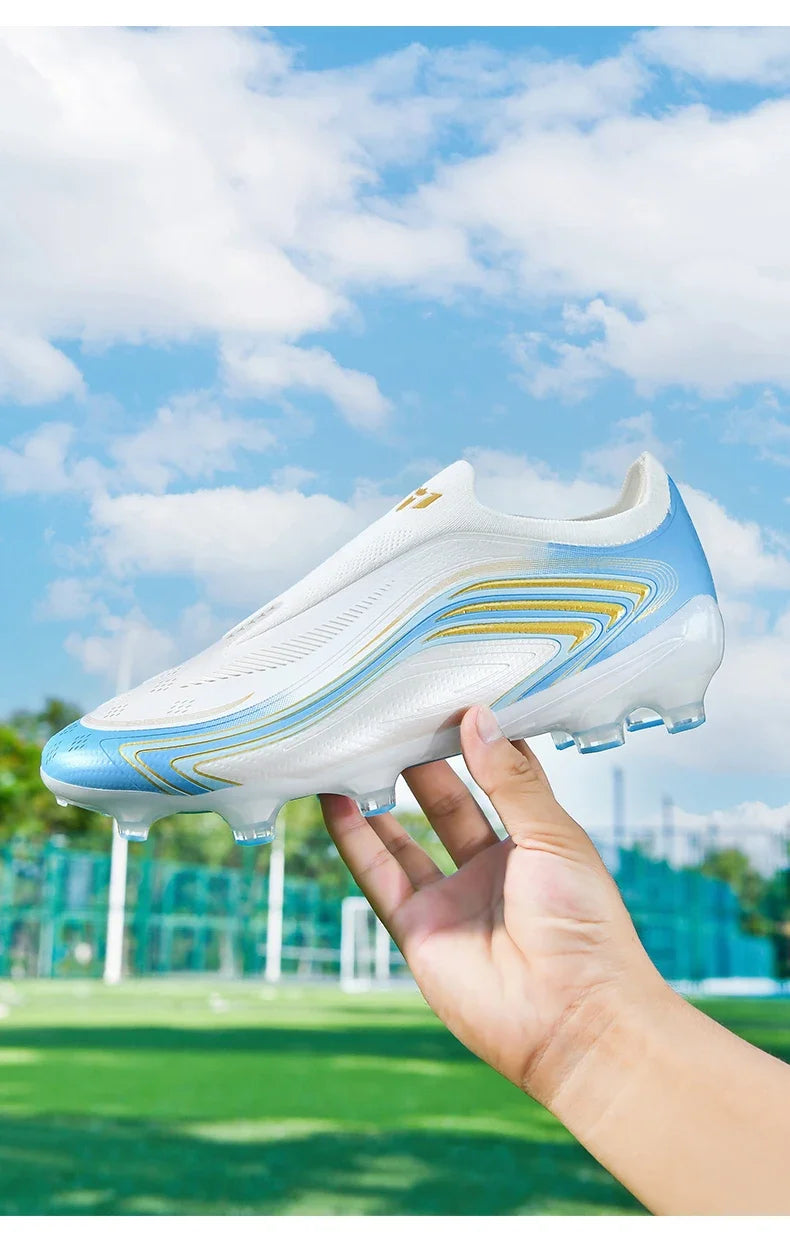 Nouvelles chaussures de football pour hommes TF/FG, chaussures de football professionnelles de haute qualité, chaussures de futsal unisexes pour femmes, vente chaude, crampons ultralégers, baskets.